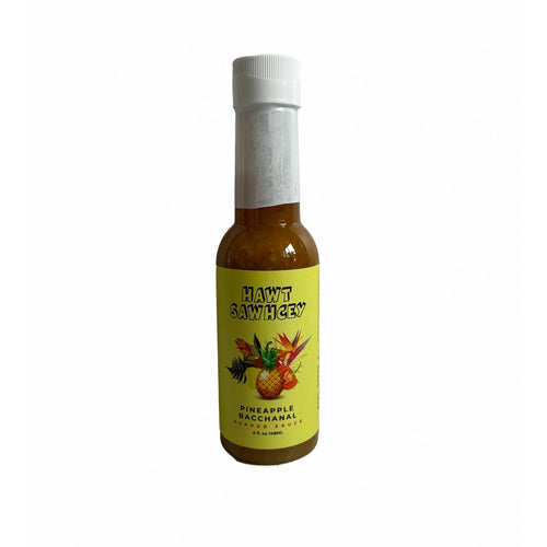 Pineapple Bacchanal | Spicy Pineapple Sauce - hot sauce - pineapple-bacchanal -