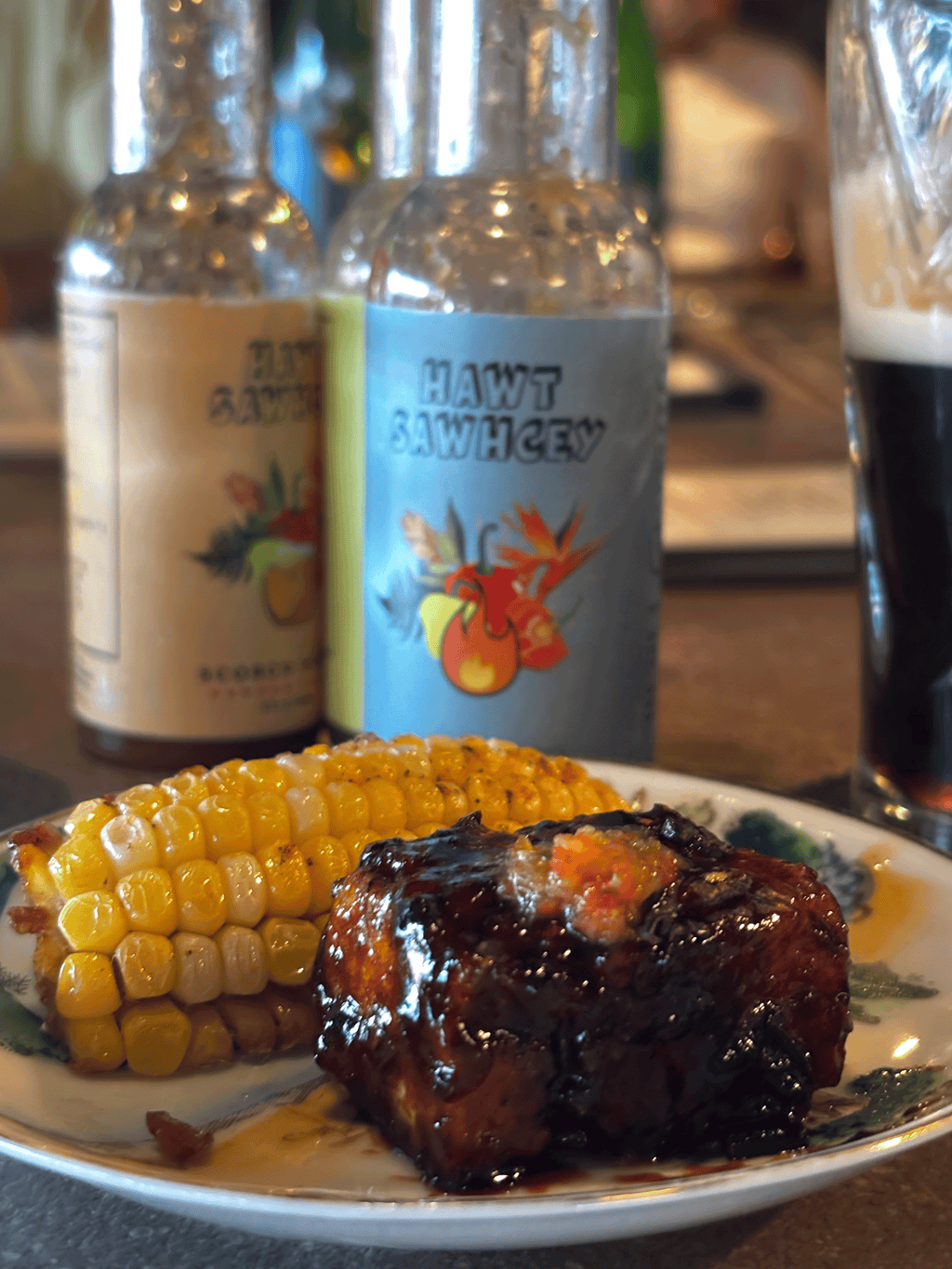 Hawt Sawhcey OG Flavour Set paired with grilled corn
