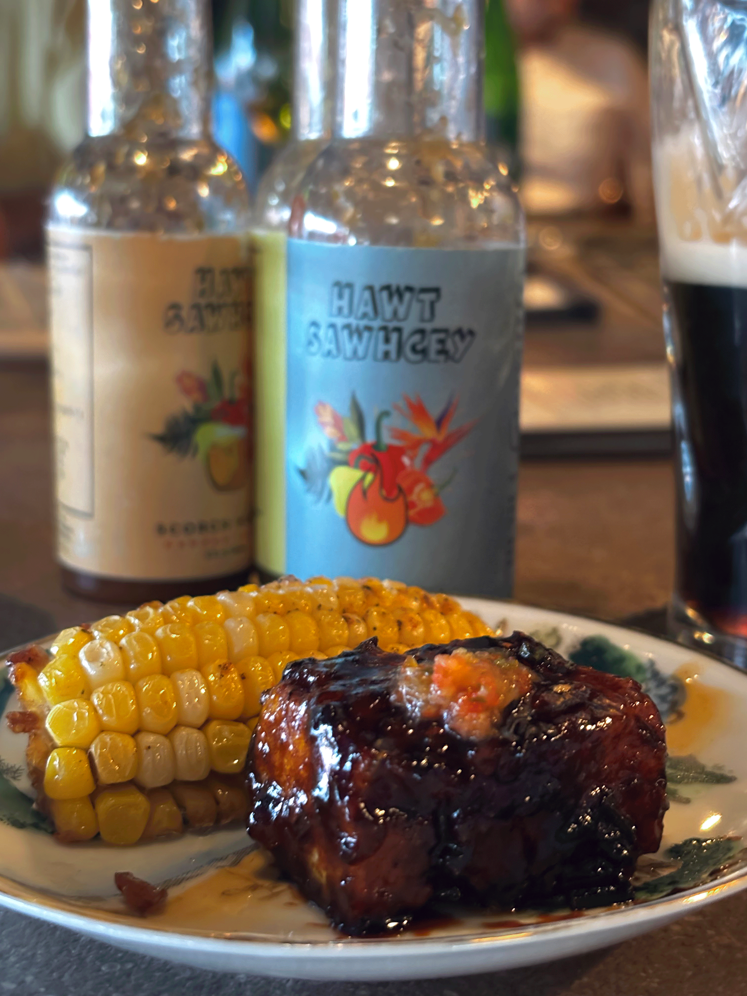 Hawt Sawhcey OG Flavour Set paired with grilled corn